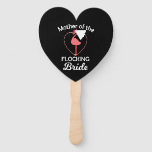 Flamingo Flamingo Wedding Mor of Flocking Bridge Fächer