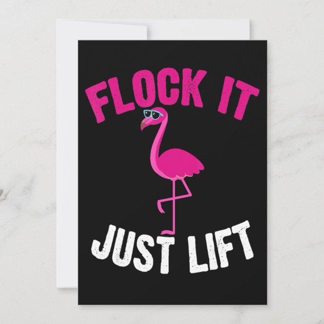 Flamingo | Flamingo Weightlift Flock Save The Date (Vorderseite)