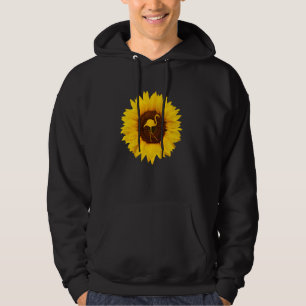 Flamingo for Women Men Bird Animal Sunflower Hoodie