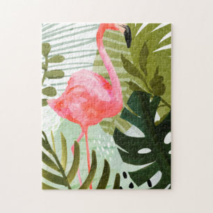 Flamingo Forest Puzzle