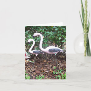 Flamingo Foto Faltkarte