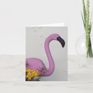 Flamingo Foto Faltkarte