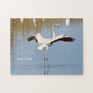 Flamingo-Foto-Personalisiertes Puzzle