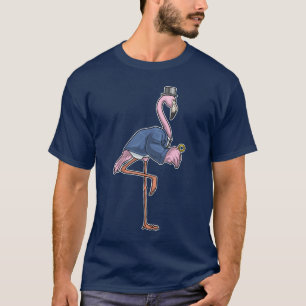 Flamingo Friseur Hochzeitsring Hochzeit T-Shirt