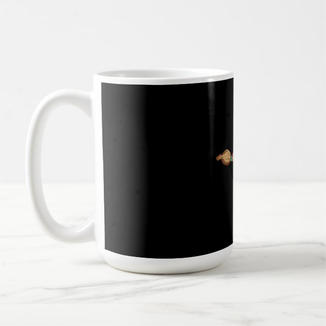 Flamingo | Funny Flamingo Hexeny Halloween Kaffeetasse (Links)