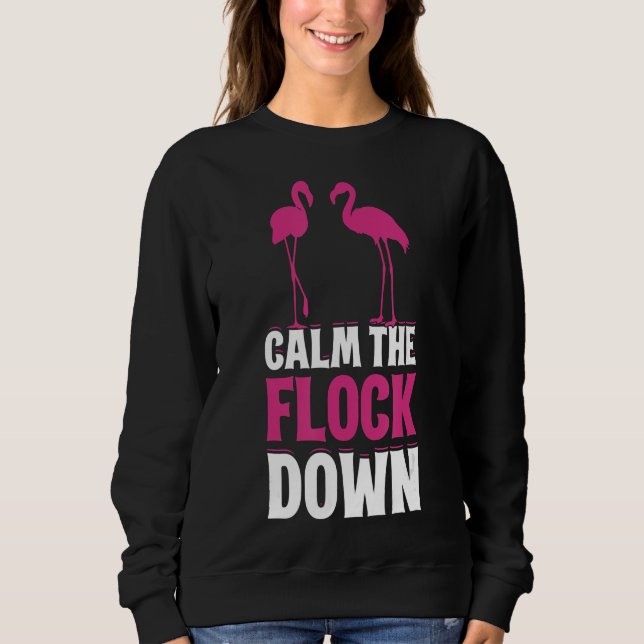 Flamingo Funny T - Shirt Geschenk für Mädchen (Vorderseite)