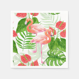 Flamingo Garden Serviette