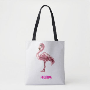 Flamingo gemalter pinker Flamingo