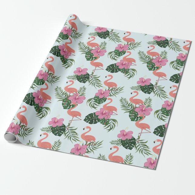 Flamingo Geschenkpapier (Ungerollt)