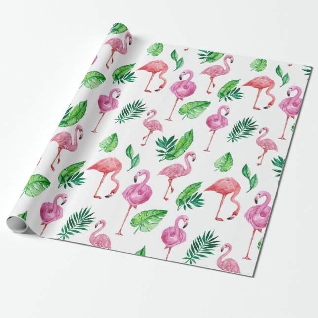 Flamingo Geschenkpapier (Ungerollt)