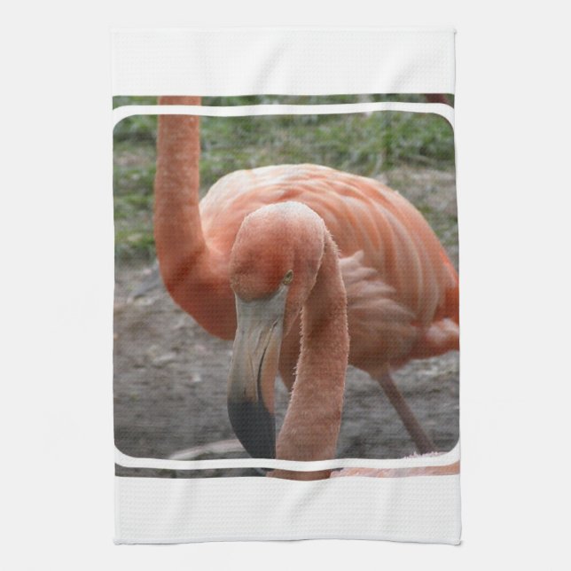 Flamingo-Geschirrtuch Handtuch (Vertikal)
