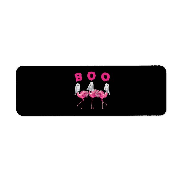 Flamingo | Ghost Flamingo Boo Halloween-Kostüm (Vorne)