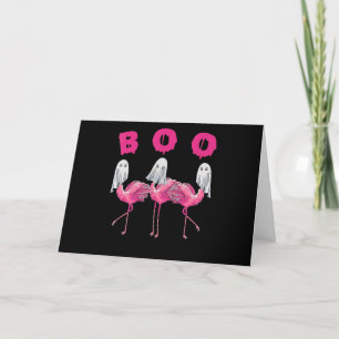 Flamingo  Ghost Flamingo Boo Halloween-Kostüm Dankeskarte