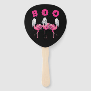 Flamingo Ghost Flamingo Boo Halloween-Kostüm Fächer