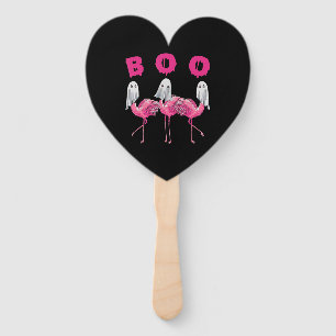 Flamingo   Ghost Flamingo Boo Halloween-Kostüm Fächer