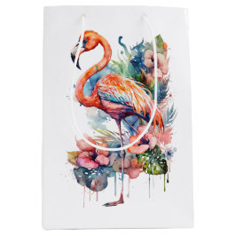 Flamingo Gift Bag Mittlere Geschenktüte
