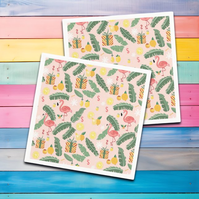 Flamingo & Gifts Summer Party Serviette (Von Creator hochgeladen)