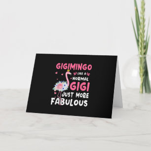 Flamingo Gigimingo wie ein normaler Nana spendet F Karte