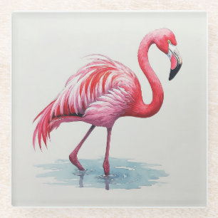 Flamingo Glasuntersetzer