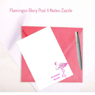 Flamingo Glory Post-It Notes Post-it Klebezettel