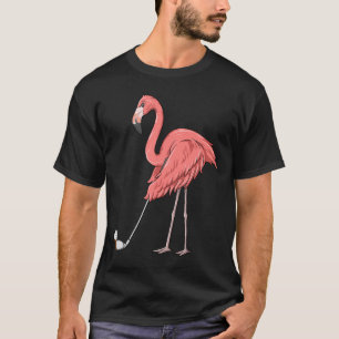 Flamingo Golf Flamingo Golf spielen Golf Golfer T  T-Shirt