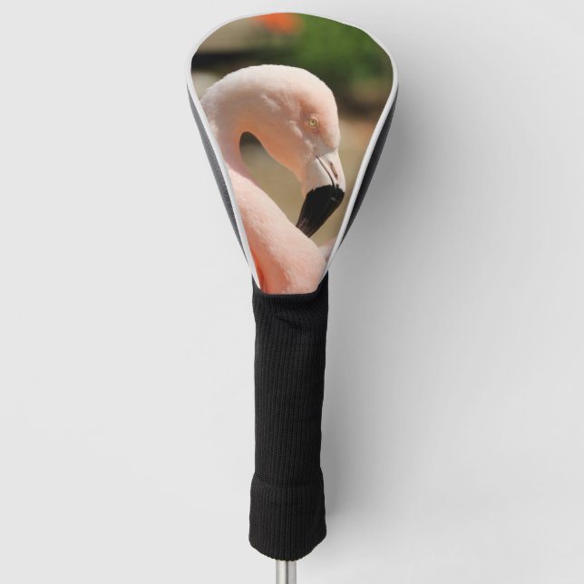 Flamingo Golf Headcover (Vorderseite)