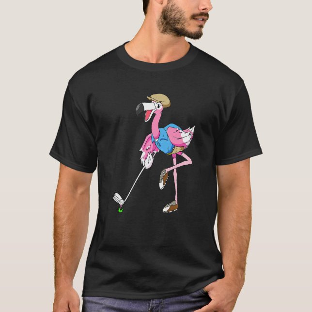 Flamingo Golf Vacation  Golfing Club T-Shirt (Vorderseite)