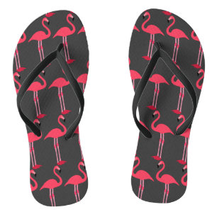 Flamingo-graues Schwarzes drehen Reinfälle um Flip Flops