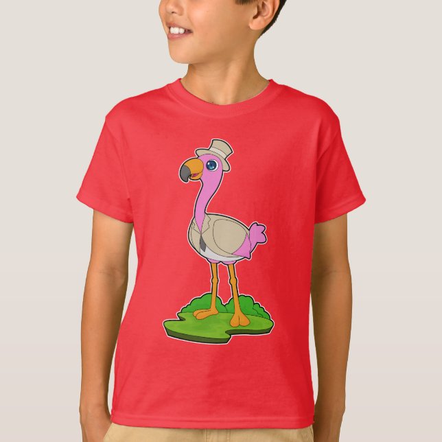Flamingo Groom Jacket Wedding T-Shirt (Vorderseite)
