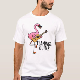 Flamingo Guitar Funny Music Pub T-Shirt