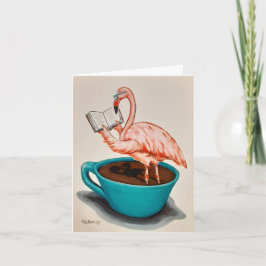 Flamingo-Gute-Besserung-Karte Karte