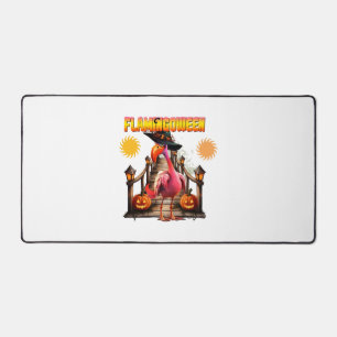 Flamingo Halloween Schreibtischunterlage