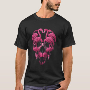 Flamingo Halloween Spooky Wading Bird Beängstigend T-Shirt