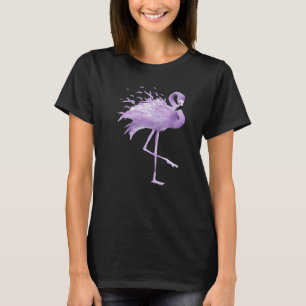 Flamingo Honors Caregivers Awareness Ribbon T-Shirt