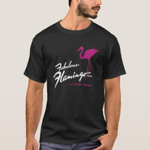 Flamingo Hotel Casino Las Vegas Retro Vintager Tan T-Shirt