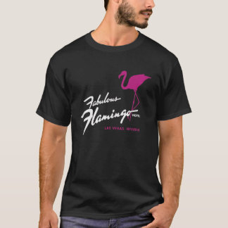 Flamingo Hotel Casino Las Vegas Retro Vintager Tan T-Shirt