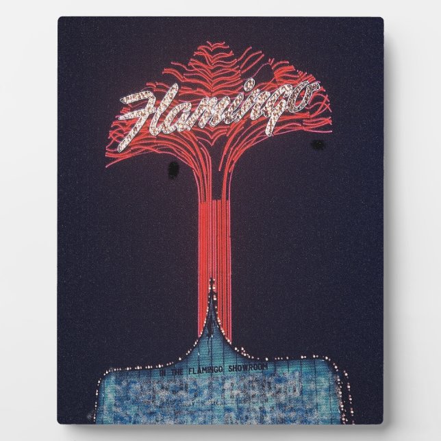 Flamingo Hotel Las Vegas Fotoplatte (Vorderseite)