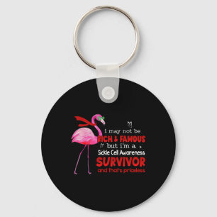 Flamingo ich bin ein Sichelzellüberlebender, das i Schlüsselanhänger