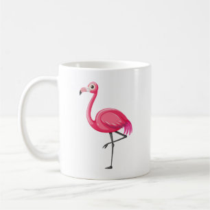 Flamingo im Cartoon-Stil-23654 Kaffeetasse
