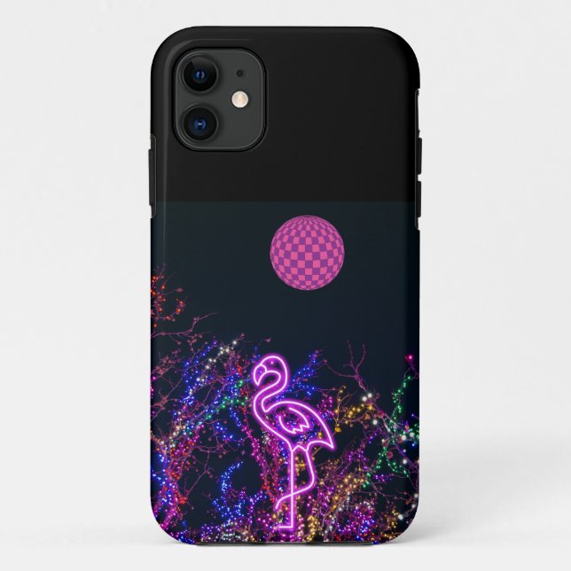 Flamingo im Party des Tanzes. Fall Mate iPhone Case-Mate iPhone Hülle (Rückseite)