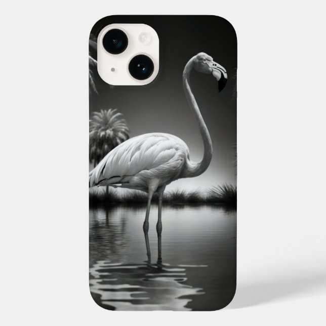 Flamingo in einem Pool Case-Mate iPhone Hülle (Rückseite)