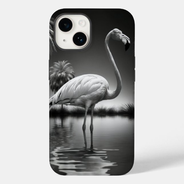 Flamingo in einem Pool Case-Mate iPhone Hülle (Rückseite)
