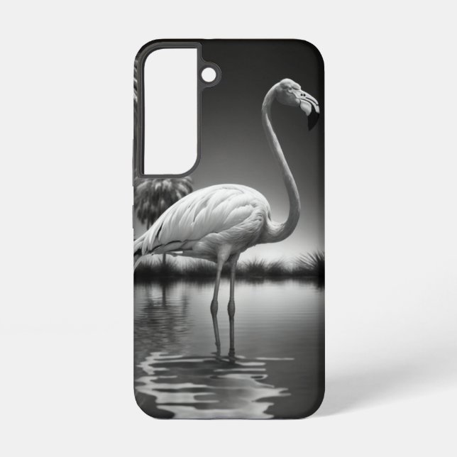 Flamingo in einem Pool Samsung Galaxy Hülle (Rückseite)