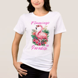 Flamingo in Paradise Tri-Blend Shirt