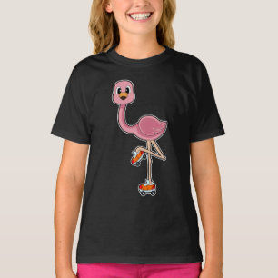 Flamingo Inline Skaten Roller Skate T-Shirt