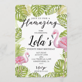 FLAMINGO INVITE EINLADUNG