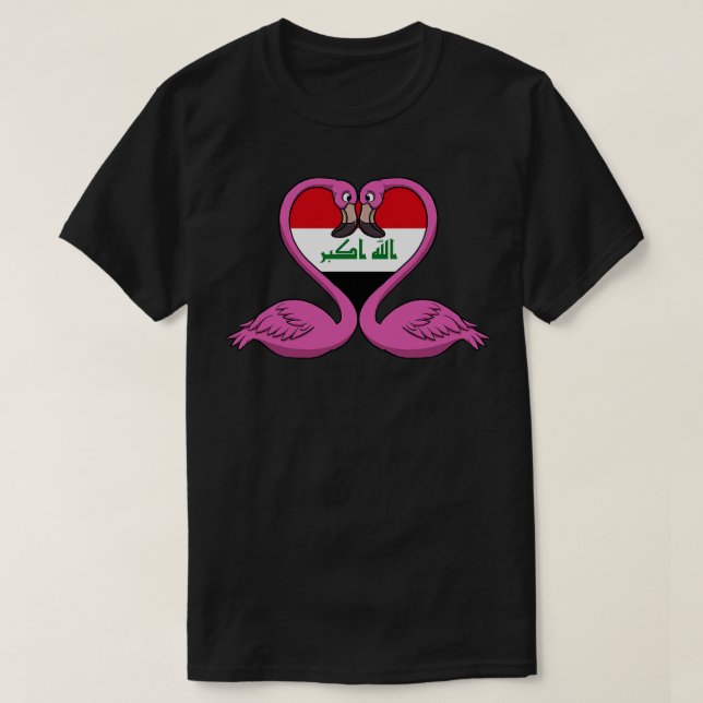 Flamingo Iraq T-Shirt (Design vorne)