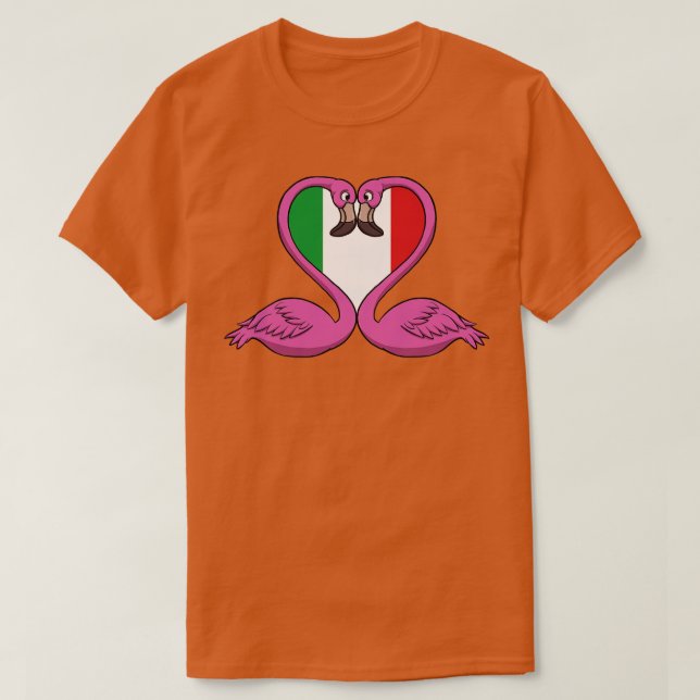 Flamingo Italien T-Shirt (Design vorne)