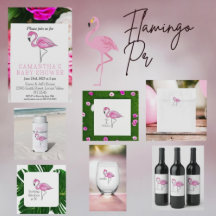Flamingo Junggeselinnen-Abschied Ich bin die Flock