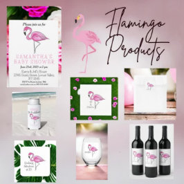Flamingo Junggeselinnen-Abschied Ich bin die Flock Gepäckanhänger